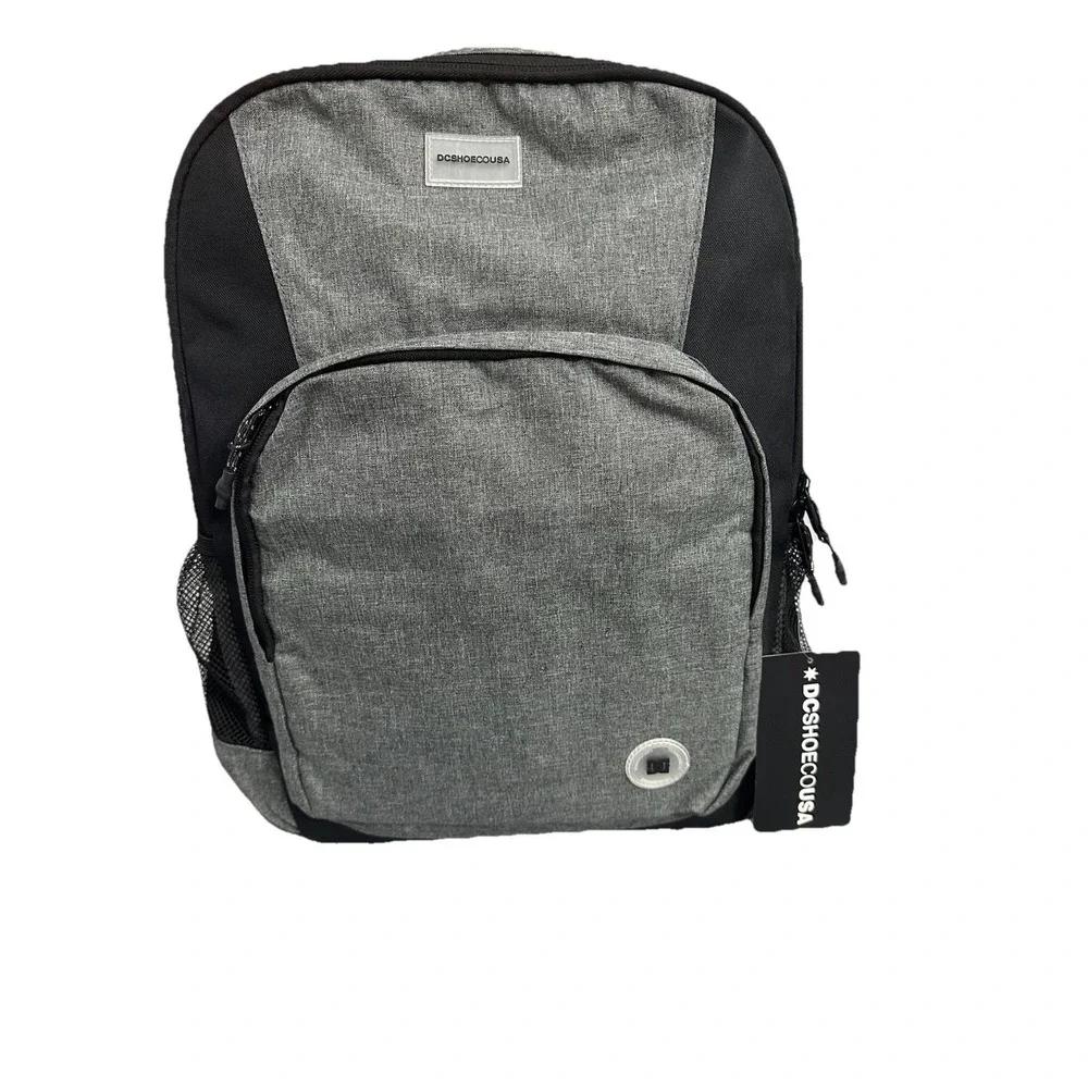 DC Shoes Unisex's Locker‎ 3 Backpack 23 Liter Dark Gray Padded Laptop Sleeve New